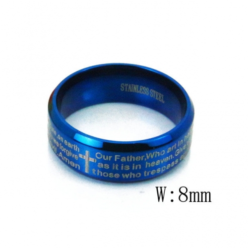 Wholesale Stainless Steel 316L Rings Religion NO.#BC23R0097LL