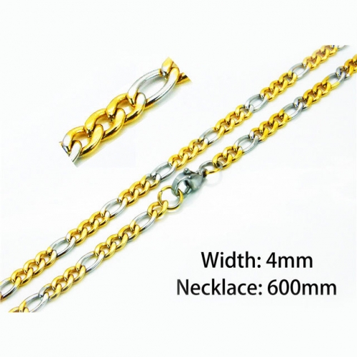 BC Wholesale Stainless Steel 316L Figaro Chains NO.#BC61N0433JO