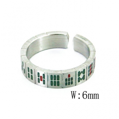 Wholesale Stainless Steel 316L Font Rings NO.#BC23R0004MX