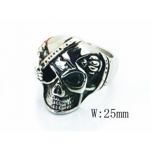 Wholesale Stainless Steel 316L Skull Rings NO.#BC28R0002OT