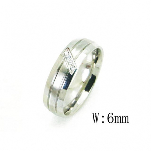 Wholesale Stainless Steel 316L Simple Rings NO.#BC23R0021J5