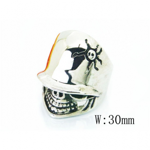 Wholesale Stainless Steel 316L Skull Rings NO.#BC28R0012OZ