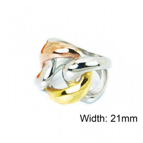 Wholesale Stainless Steel 316L Multi-Color Rings NO.#BC15R1387HJX