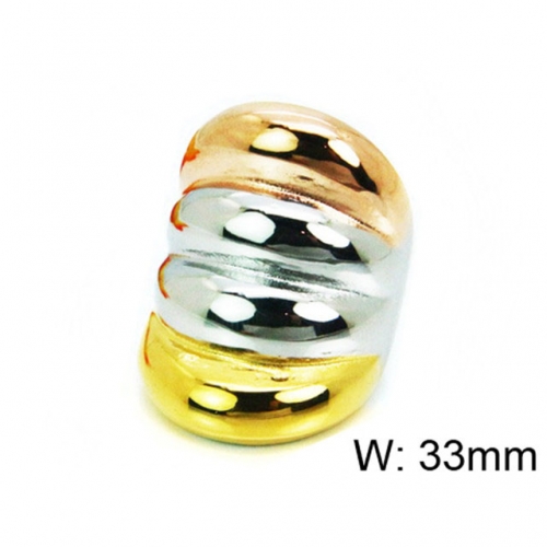 Wholesale Stainless Steel 316L Multi-Color Rings NO.#BC15R1339HJA