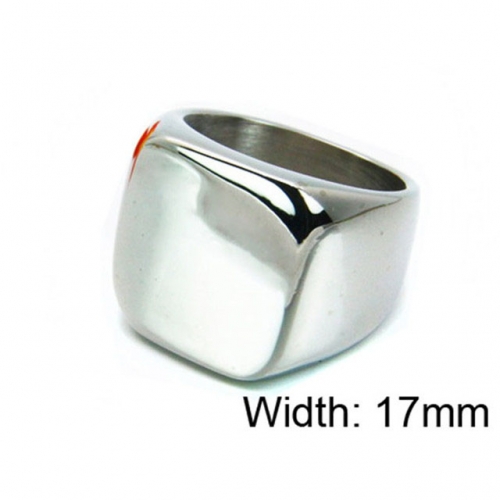 Wholesale Stainless Steel 316L Rings Simple NO.#BC15R0991HDD