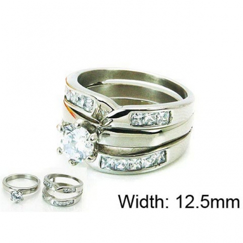 Wholesale Stainless Steel 316L Stack Ring Set NO.#BC05R0184IKR