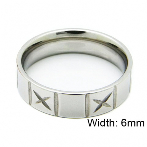 Wholesale Stainless Steel 316L Rings Simple NO.#BC06R0206I5