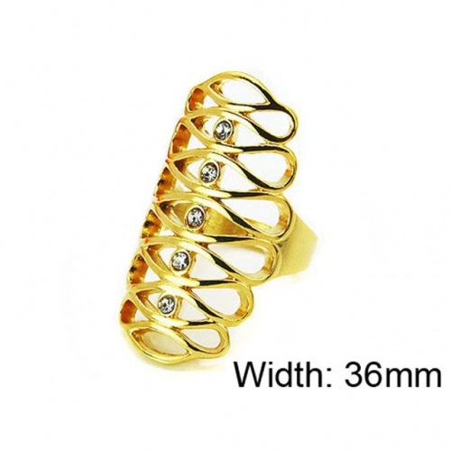 Wholesale Stainless Steel 316L Small CZ Rings NO.#BC15R0962HIL