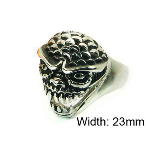 Wholesale Stainless Steel 316L Skull Rings NO.#BC22R1263HAA