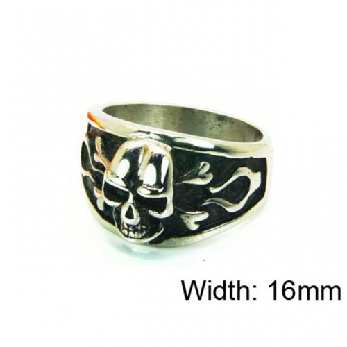 Wholesale Stainless Steel 316L Skull Rings NO.#BC22R1194HIV