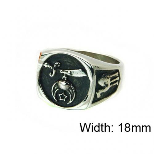 Wholesale Stainless Steel 316L Religion Rings NO.#BC22R0864HHA