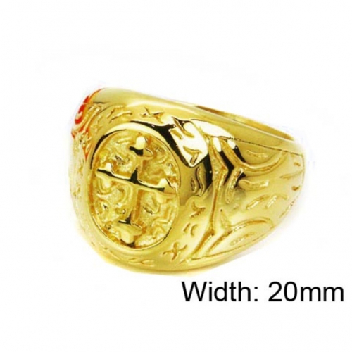 Wholesale Stainless Steel 316L Religion Rings NO.#BC15R1332HHQ