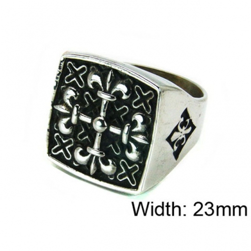 Wholesale Stainless Steel 316L Religion Rings NO.#BC22R0045HIW