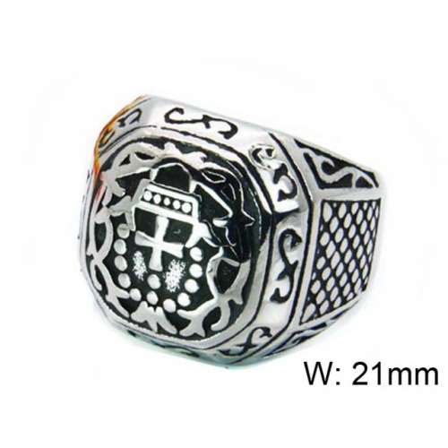 Wholesale Stainless Steel 316L Religion Rings NO.#BC22R0023HIR