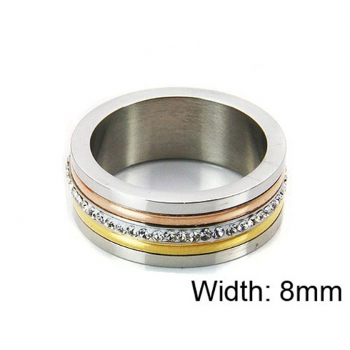 Wholesale Stainless Steel 316L Multi-Color Rings NO.#BC14R0314HHE