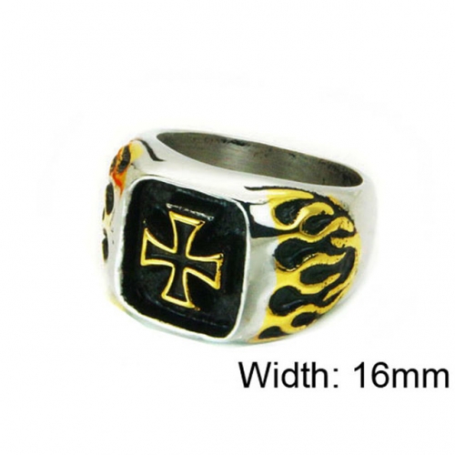 Wholesale Stainless Steel 316L Religion Rings NO.#BC22R1334HJQ