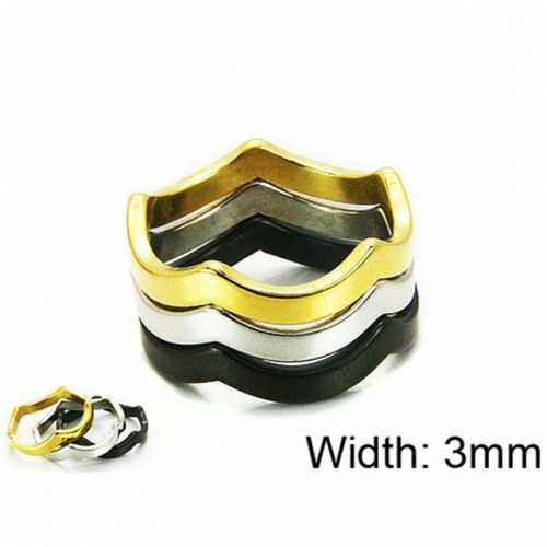 Wholesale Stainless Steel 316L Stack Ring Set NO.#BC16R0045HHQ