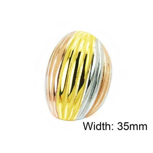 Wholesale Stainless Steel 316L Multi-Color Rings NO.#BC15R1383HJW