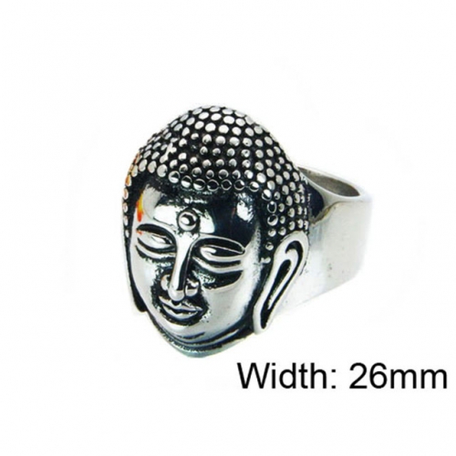 Wholesale Stainless Steel 316L Religion Rings NO.#BC22R1113HIS