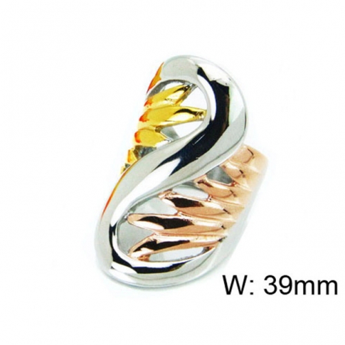 Wholesale Stainless Steel 316L Multi-Color Rings NO.#BC15R1353HJB