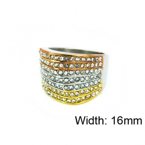 Wholesale Stainless Steel 316L Multi-Color Rings NO.#BC15R1228HNX