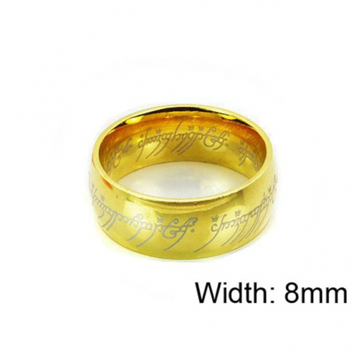 Wholesale Stainless Steel 316L Font Rings NO.#BC14R0413NB