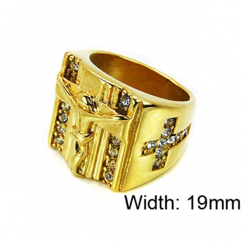 Wholesale Stainless Steel 316L Religion Rings NO.#BC15R0987HIL