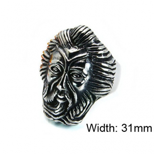 Wholesale Stainless Steel 316L Religion Rings NO.#BC22R0049HIR