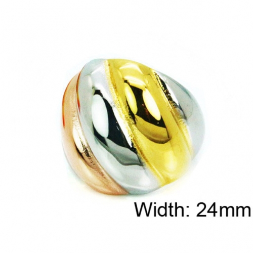 Wholesale Stainless Steel 316L Multi-Color Rings NO.#BC15R1341HJV