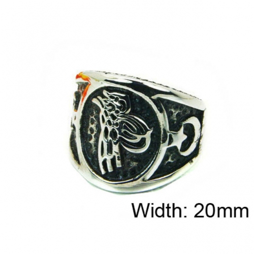 Wholesale Stainless Steel 316L Religion Rings NO.#BC22R1173HIV