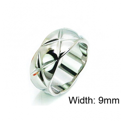 Wholesale Stainless Steel 316L Rings Simple NO.#BC14R0495OF