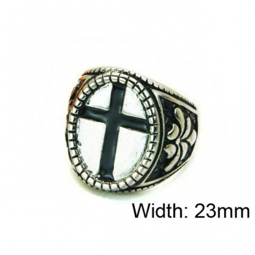 Wholesale Stainless Steel 316L Religion Rings NO.#BC22R1186HIE