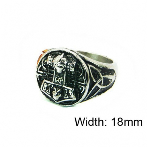 Wholesale Stainless Steel 316L Religion Rings NO.#BC22R0843H2S