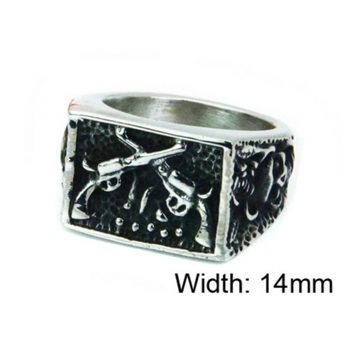Wholesale Stainless Steel 316L Religion Rings NO.#BC22R1244HIQ