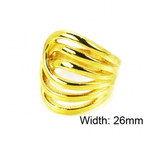 Wholesale Stainless Steel 316L Hollow Rings NO.#BC15R1298HBC