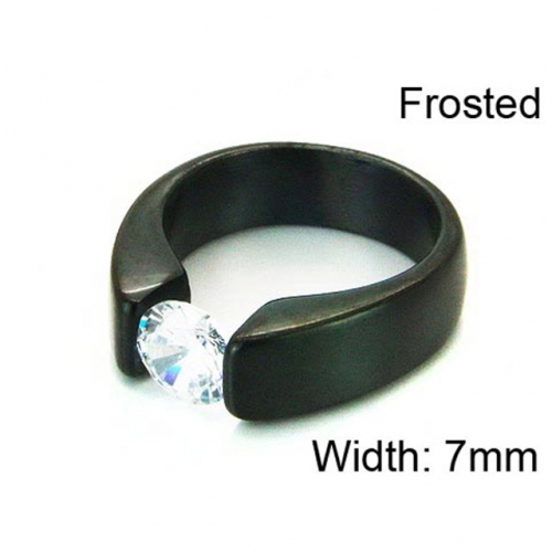 Wholesale Stainless Steel 316L Big CZ Rings NO.#BC05R0173HJF