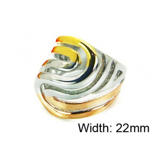 Wholesale Stainless Steel 316L Multi-Color Rings NO.#BC15R1302HJG