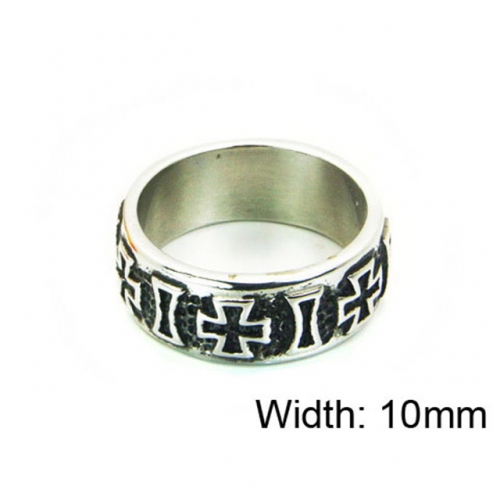 Wholesale Stainless Steel 316L Religion Rings NO.#BC22R1284HHD