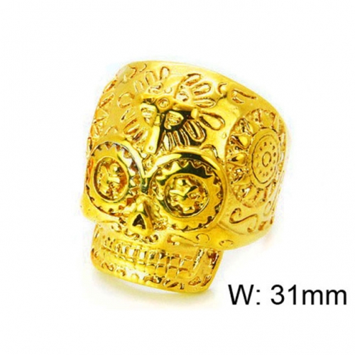 Wholesale Stainless Steel 316L Skull Rings NO.#BC22R0988H3B