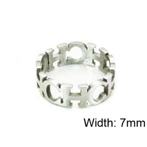 Wholesale Stainless Steel 316L Font Rings NO.#BC64R0208HDD