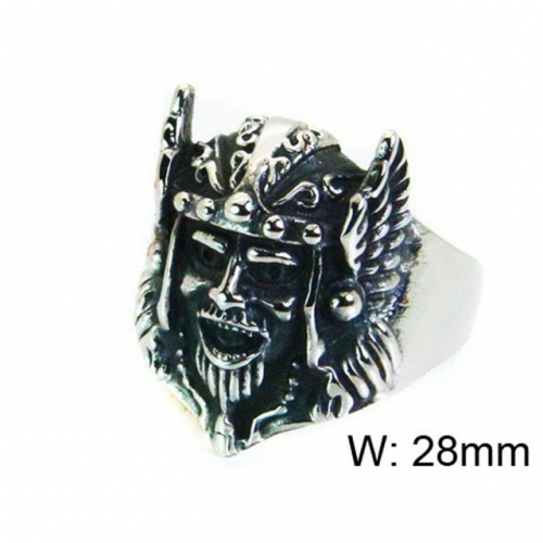 Wholesale Stainless Steel 316L Skull Rings NO.#BC22R1232HJD