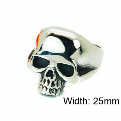 Wholesale Stainless Steel 316L Skull Rings NO.#BC22R1012H2R