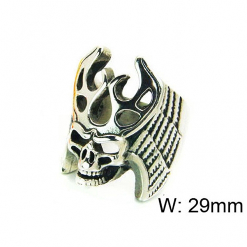 Wholesale Stainless Steel 316L Skull Rings NO.#BC22R1154HJD