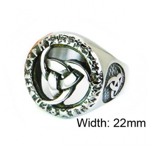 Wholesale Stainless Steel 316L Religion Rings NO.#BC22R1237HIE