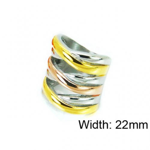 Wholesale Stainless Steel 316L Multi-Color Rings NO.#BC15R1373HJS