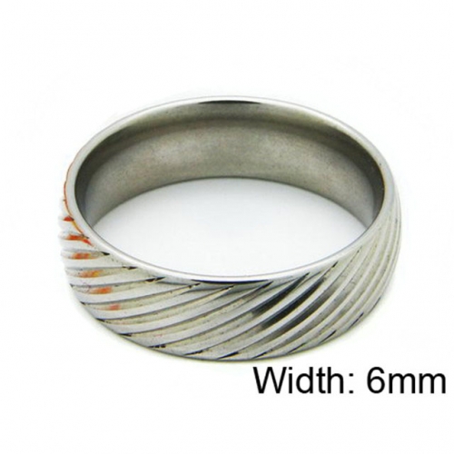 Wholesale Stainless Steel 316L Rings Simple NO.#BC06R0217I5