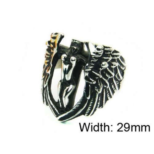 Wholesale Stainless Steel 316L Religion Rings NO.#BC22R0751HIX
