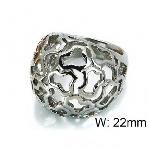 Wholesale Stainless Steel 316L Hollow Rings NO.#BC15R1070HTT