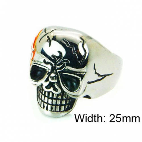 Wholesale Stainless Steel 316L Skull Rings NO.#BC22R0912H2T