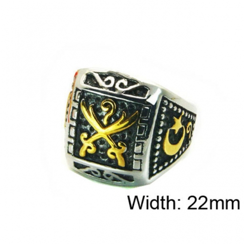 Wholesale Stainless Steel 316L Religion Rings NO.#BC22R0876H3Y